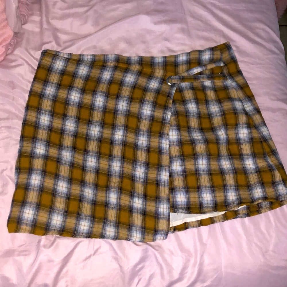 Plaid Mini Skirt